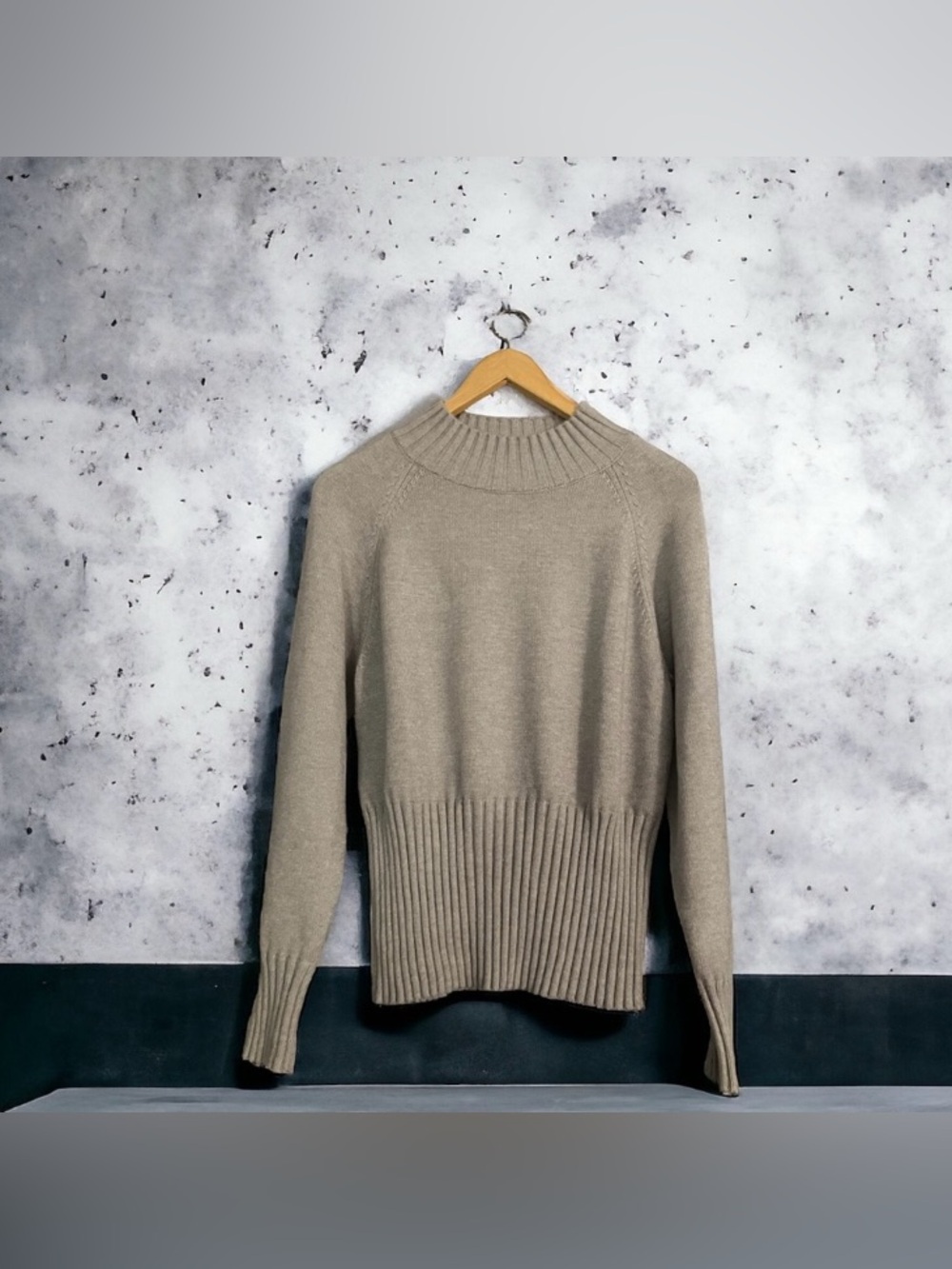 NEW Women’s Suzy Shier Gray Mock Neck Gorgeous Sweater Size XL Soft Comfortable
